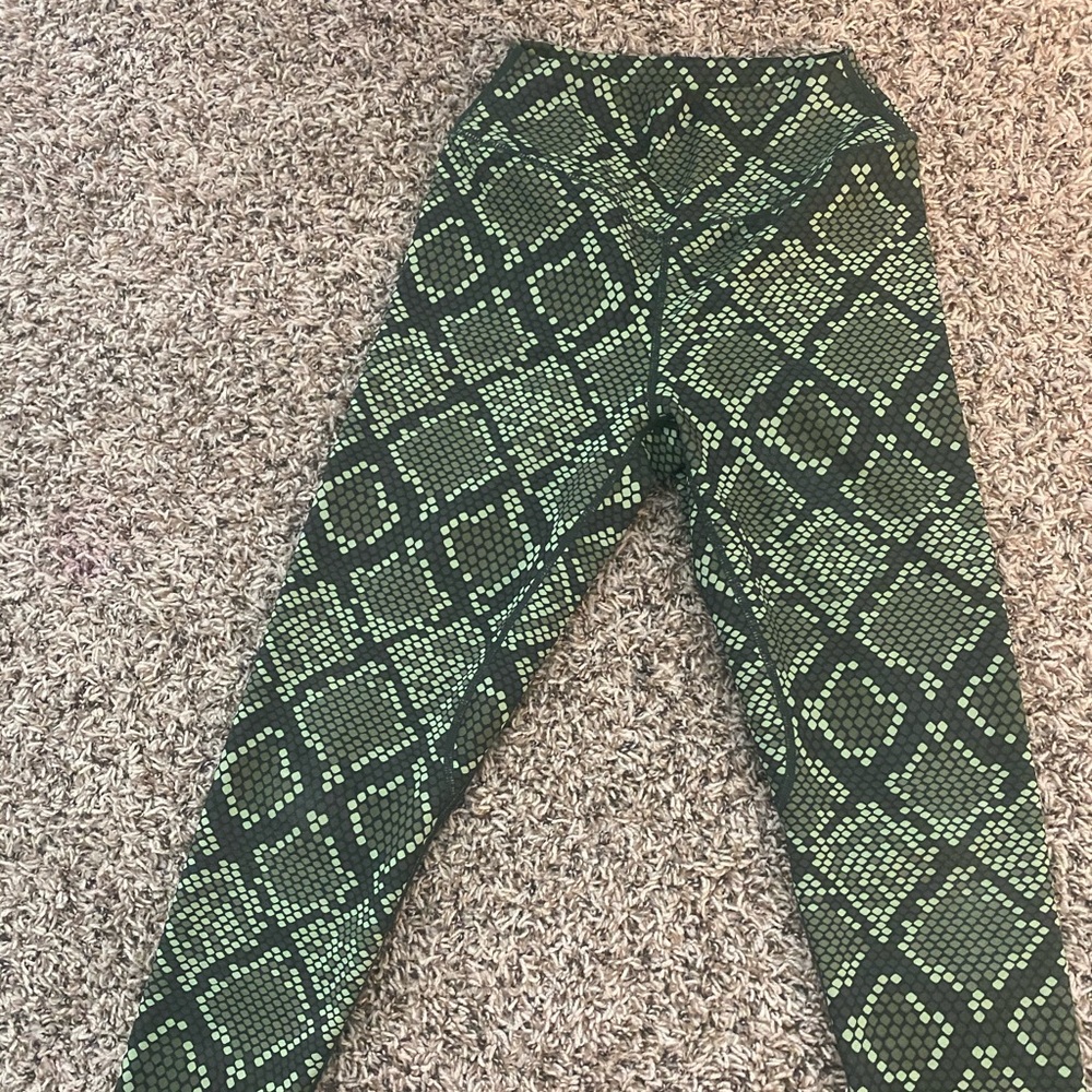Snake Skin High Waisted Leggings